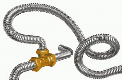 Гофрированная нержавеющая труба